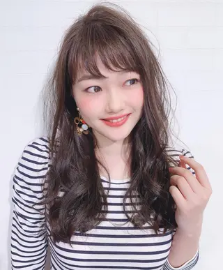 セミロング カラー ハイトーン✨髪質改善 ✨スパ得意✨ミヤタのヘアスタイル
