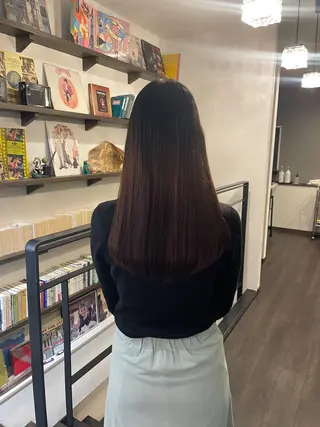 ロング リ ノのヘアスタイル