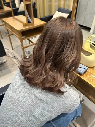 ミディアム おおがくみゆ🦙🍊 ⭐️池袋のヘアスタイル