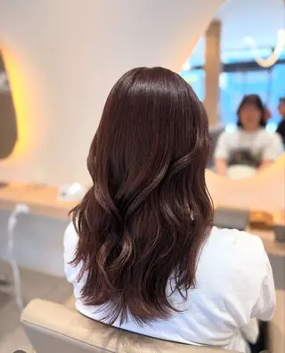 ロング カラー レイヤー/透明感/髪 質改善/メンズ/佐藤のヘアスタイル