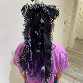 ロング ヘアアレンジ 🌼透け感カラー 🌼Rinaのヘアスタイル