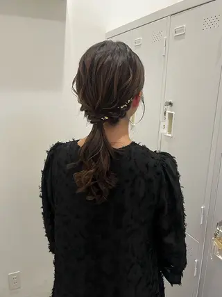 ヘアアレンジ riko/レイヤー カット/ヘアセットのヘアスタイル
