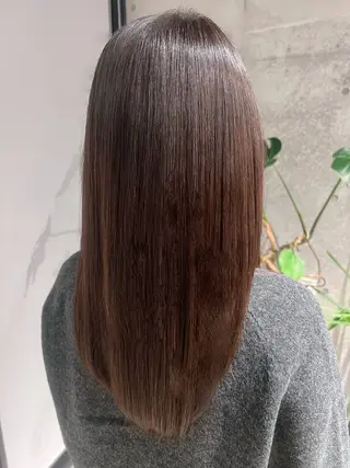 セミロング うるツヤ透明感カラー 𝐀𝐲𝐚𝐦𝐢のヘアスタイル