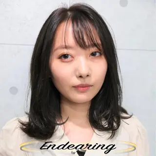 セミロング Endearing 銀座/レイヤーカットのヘアスタイル