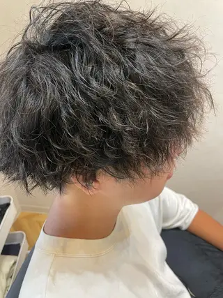 ショート パーマ PANOL 秀島のヘアスタイル