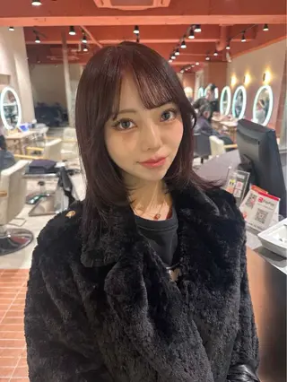 セミロング カラー サナ/ 立川美容師🪽のヘアスタイル