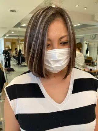 ミディアム カラー welring hair salonのヘアスタイル