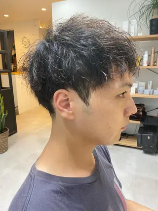 ショート パーマ メンズ 似合う髪型が 分からない方へのヘアスタイル