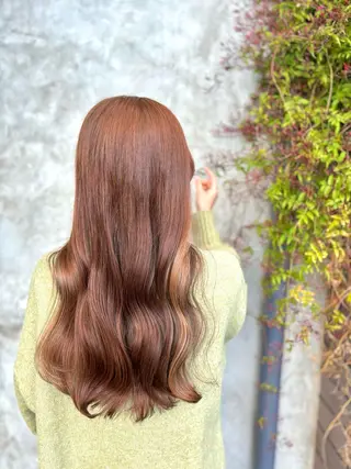 ロング カラー 石川 舞のヘアスタイル