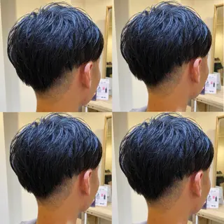 ショート メンズ 金島 青のヘアスタイル
