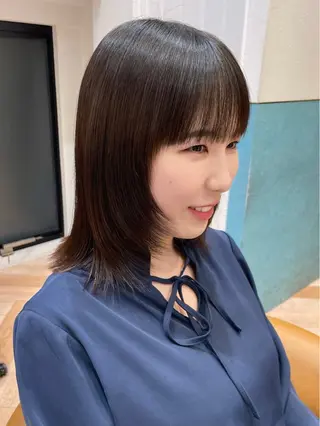 ミディアム 🍎大人可愛い小顔 ボブ🍏shioのヘアスタイル