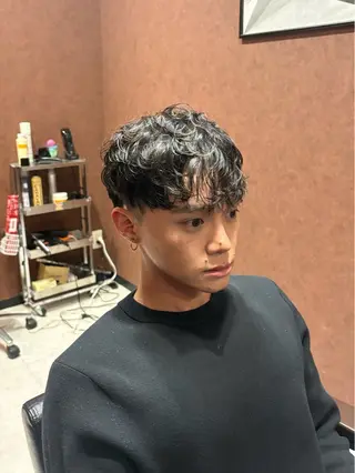 ショート パーマ メンズ メンズ特化 / Reiのヘアスタイル