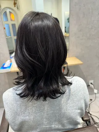 ミディアム カラー 似合う髪型が 分からない方へのヘアスタイル