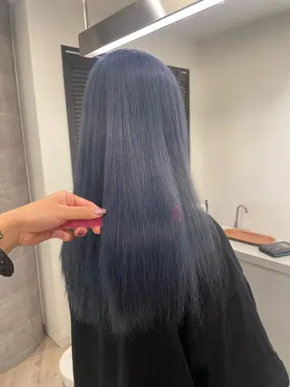 ロング 韓国ハイトーンカラー kana♡のヘアスタイル