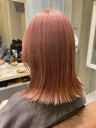 セミロング 大久保 優香のヘアスタイル