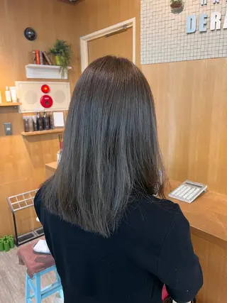 セミロング 透明感カラー ゆうだいのヘアスタイル