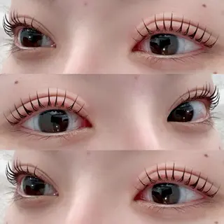 マツエク・マツパ Merci𖤐´ 長谷川　【万代】のマツエク・マツパデザイン