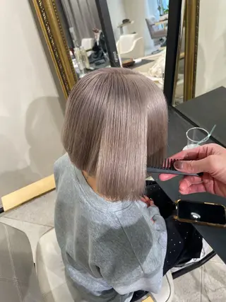 ショート ブリーチ🔥ベージュ /グレー/daikiのヘアスタイル