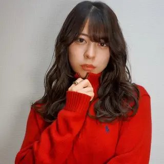 セミロング 藤山大地 /カラーモデルのヘアスタイル