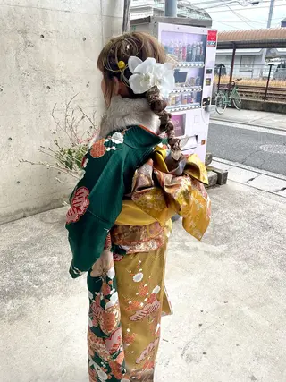ロング ヘアアレンジ 日高 香織のヘアスタイル