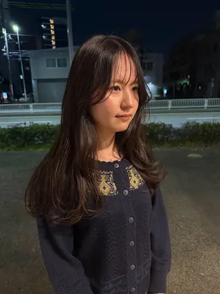 ロング カラー にこ /iciのヘアスタイル