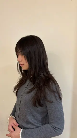 ロング 似合わせカット /ニュアンスパーマのヘアスタイル