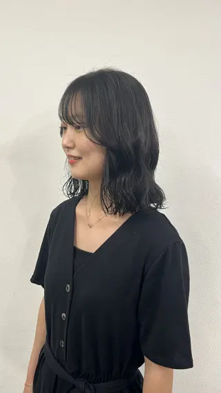 ミディアム モテ髪美容師♡ ひなたのヘアスタイル