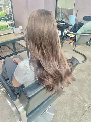 ロング カラー パーマ ヘアアレンジ メンズ キッズ ネイル マツエク・マツパ アイブロウ eir心斎橋店所属・エビスザキレン/メン ズ/心斎橋🌳のヘアスタイル
