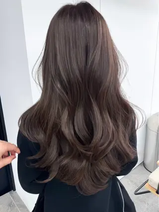 セミロング カラー ヘアアレンジ 🫧透明感カラー/ 艶カラー🫧namiのヘアスタイル