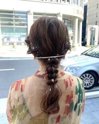 ロング ヘアアレンジ Topstylist YUKIのヘアスタイル