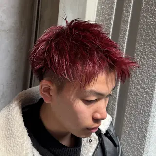 ショート カラー メンズ 高橋 充輝のヘアスタイル