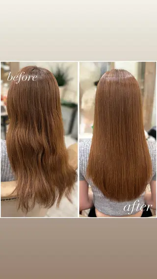 ロング 艶髪/髪質改善/ ホンダリコのヘアスタイル