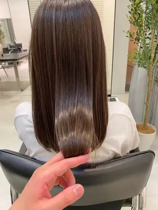 セミロング カラー 似合わせ専門美容師 なかじまのヘアスタイル