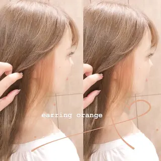 ロング カラー misaki🎀 まろみ透け感カラーのヘアスタイル