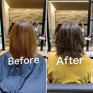 カラー パーマ 佐瀬竜矢PRIMAL /portのヘアスタイル