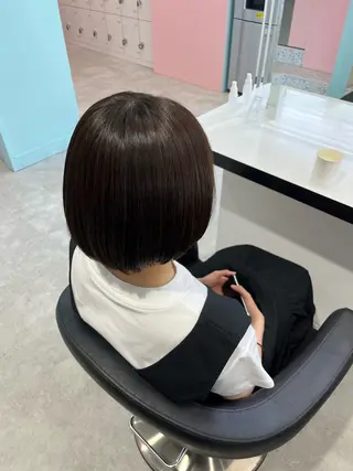 ショート カラー みう/仙台/暖色/ 艶髪/顔周りカット/のヘアスタイル