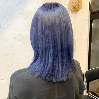 セミロング カラー 🌿レイヤーボブ/パ ーマ🌿　木梨健太のヘアスタイル