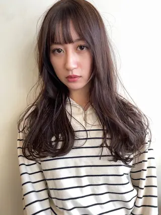 ミディアム カラー レイヤー/似合わせ TAKUYAのヘアスタイル