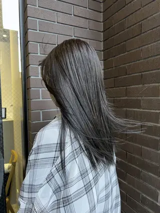 セミロング カラー SALOWIN熊本 yuseiのヘアスタイル