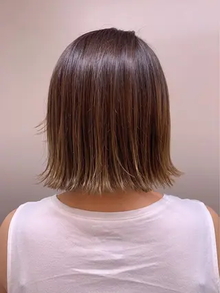 ミディアム 透明感♡グレージュ ♡ミルクティー♡のヘアスタイル