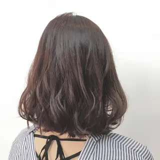 ミディアム 艶髪 森田/嵩士のヘアスタイル