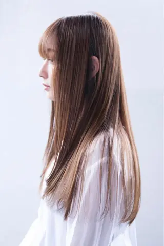 ミディアム 韓国ヘア 店長NEGIのヘアスタイル