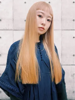 ロング カラー 🧡色落ちまで2度綺 麗なカラー🧡ヨシキのヘアスタイル