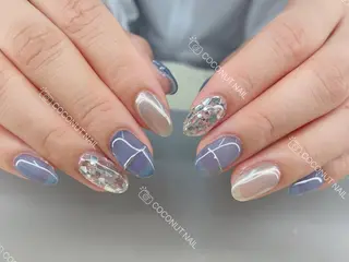 ネイル 神田 ココナッツのネイルデザイン