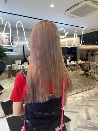ミディアム ARISA︎ メンズハイトーンのヘアスタイル