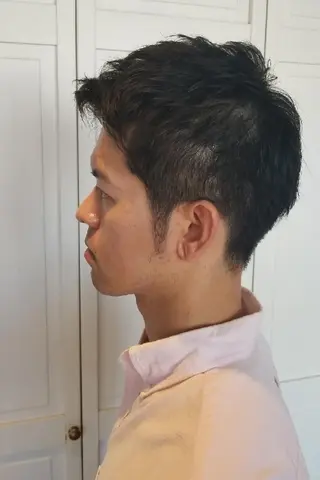 メンズ ばんの かすみのヘアスタイル