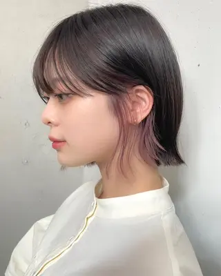 カラー arte KAORU /カットモデル募集のヘアスタイル