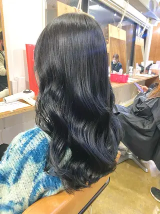 セミロング カラー 和歌山髪質改善 那須優太のヘアスタイル