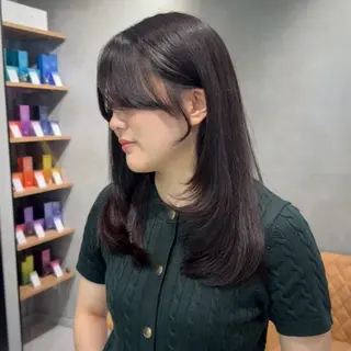 ロング カラー レイヤー/ウルフ🤎 mayo.のヘアスタイル