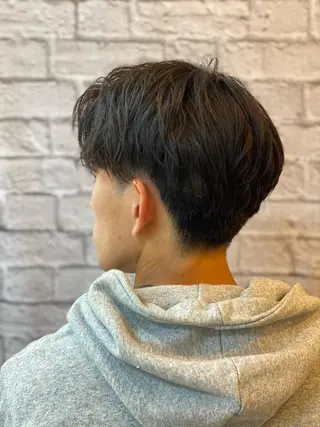 ミディアム メンズ 【メンズカット】 黒田美穂のヘアスタイル